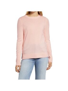 Halogen 100% Cashmere pink Sweater size M